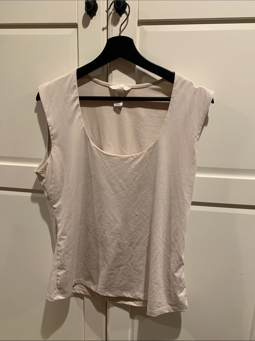 H&M Light Beige Scoop Neck Tank